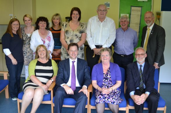 Oakgrove IPSN welcomes Deputy Prime Minister Nick Clegg