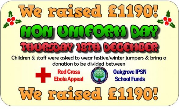 Non Uniform Day Christmas 2014