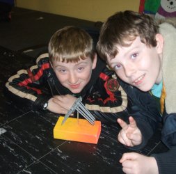 Curtis and Odhran solve the puzzle