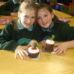 Holly and Sarah's Christmas cakes