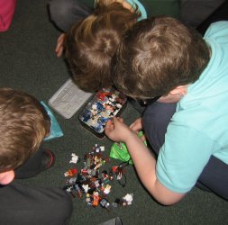 Sharing and playing with our Christmas gifts
