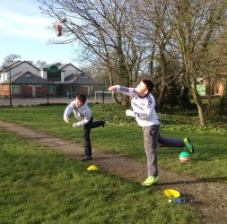 Welly Throwing in PE