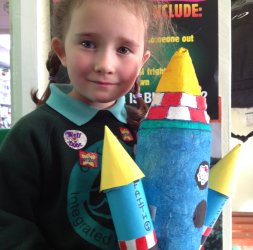 Faith made a Space Rocket