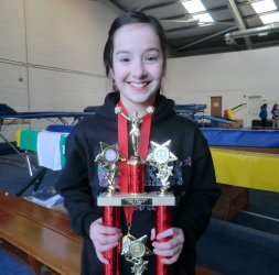 Jade who came 2nd in the UK CA Cheerleading Championship