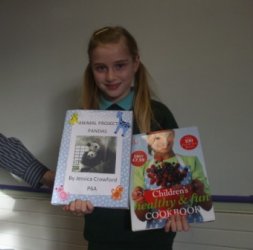 Jessica - overall winner of best animal project