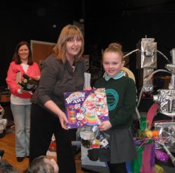 Mrs Coulter and 3rd prize winner Nicole