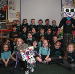 Best Class Award winners for robot competition...P2AD