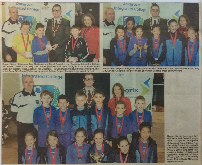 Medals Galore for runners at Oakgrove College Event
