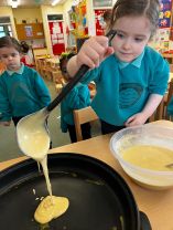 Pancake Tuesday in Nursery PM Class