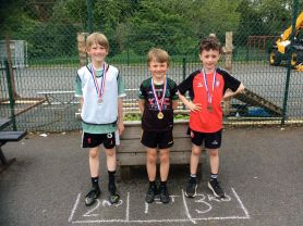 Medal Winners at Key Stage 2 Sports Day