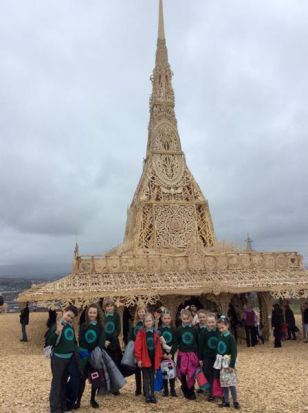 P4A visit the Temple