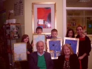 Famous artists Brian and Denise Ferran visit Oakgrove P6