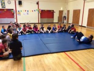 P6 begin judo classes