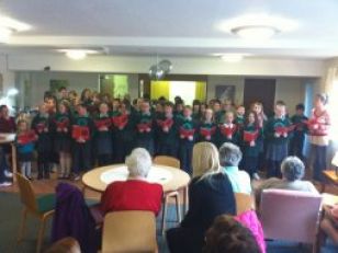 Primary 7 Carol Singing for Charity