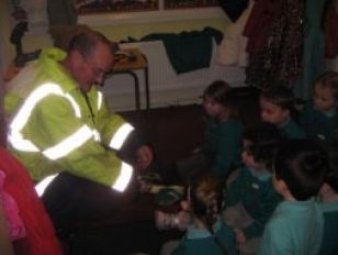 A visitor to nursery