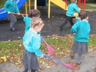 Autumn fun in the nursery.