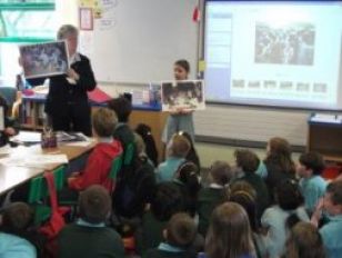 Sister Ann visits Primary 4