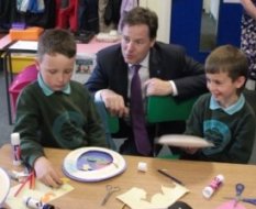Primary 4's VIP visitor